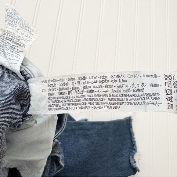 Zara Mid-Rise Step Hem Skinny Jeans - Size 6 - Picture 6 of 6